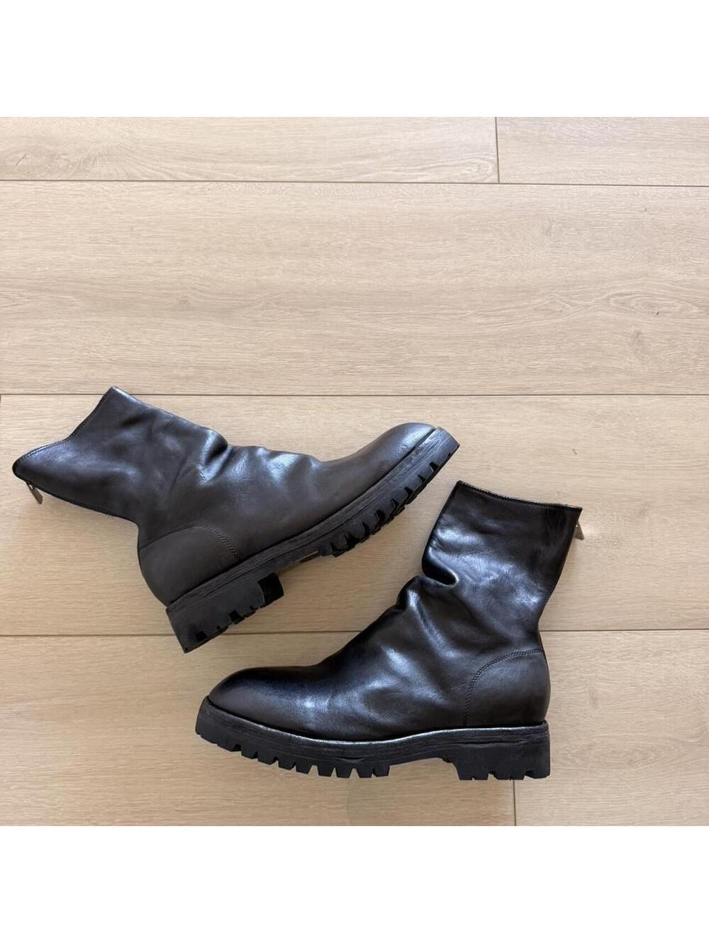 Guidi Men's Black and Brown Boot